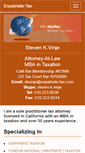 Mobile Screenshot of expatriate-tax.com